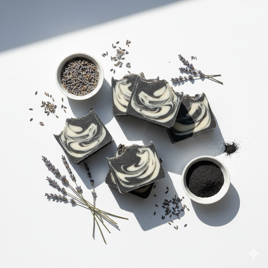 Lavender Charcoal Soap
